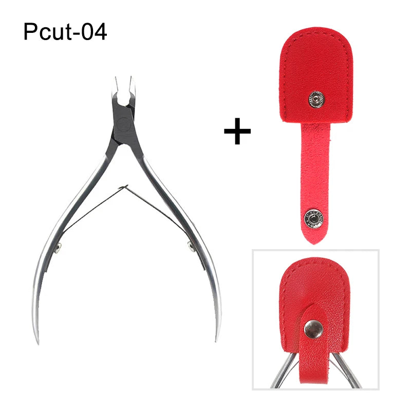 Stainless Steel Cuticle Nipper — Professional Manicure & Pedicure Tool