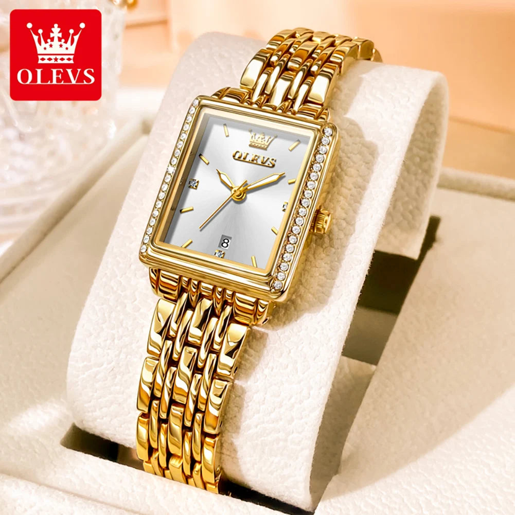 OLEVS 9995 Women's Luxury Watch — Elegant Quartz Timepiece with Luminous Date