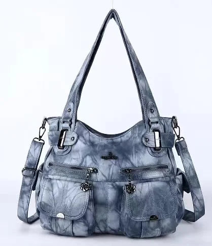 Venn Angel Women's Large Shoulder Bag — Versatile PU Leather Hobo Handbag