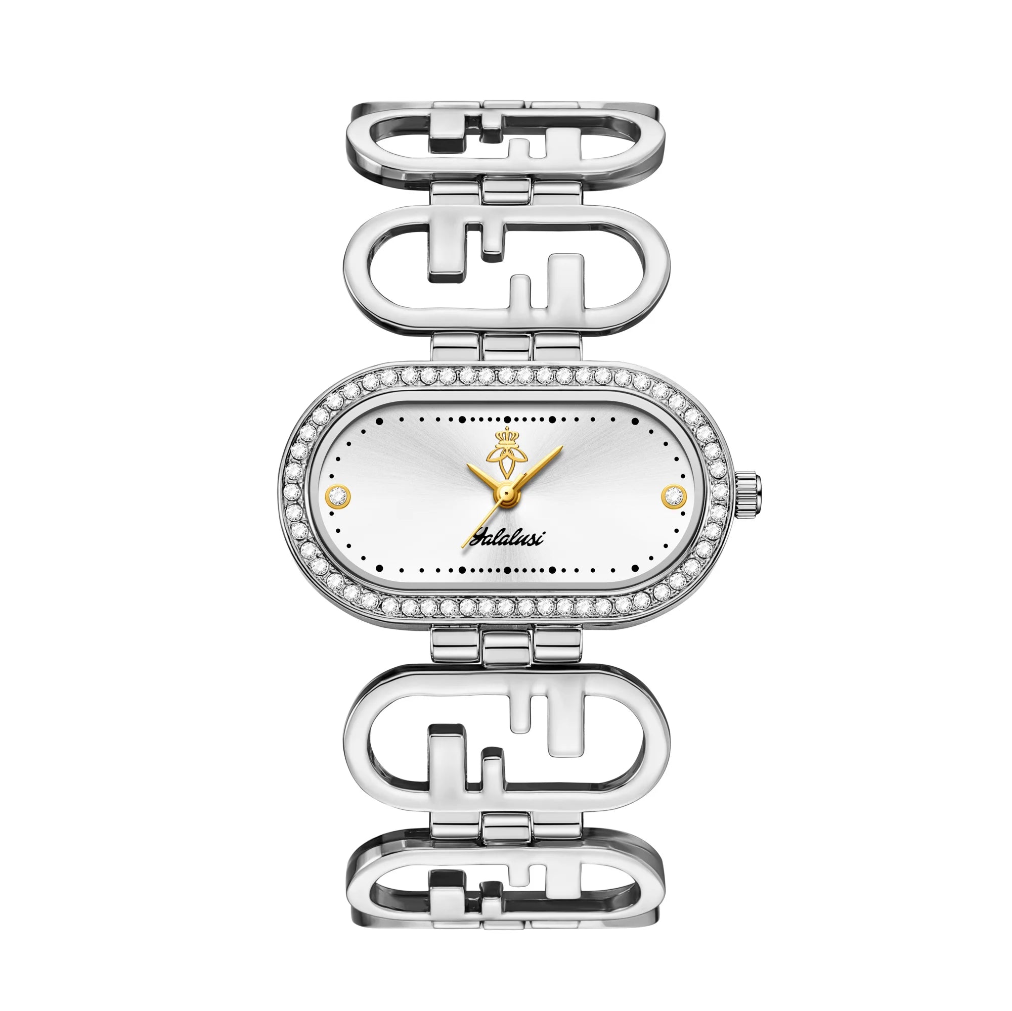 YaLaLuSi Women's Quartz Watch — Elegant Oval Bracelet Timepiece