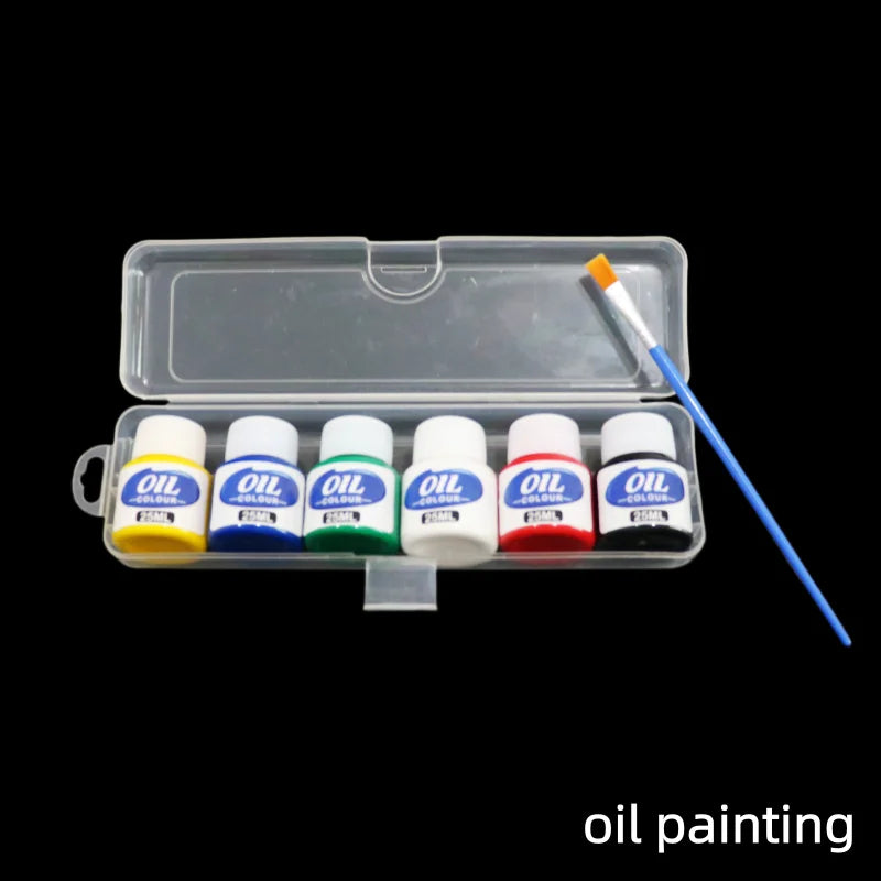 Multi-Surface Paint Set — Vibrant Pigments for Canvas, Wood, and Paper
