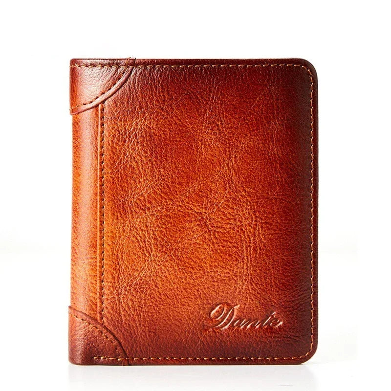 CANSIVIYA Genuine Leather Men's Wallet — Slim Bifold Card Holder