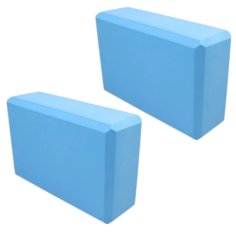 High-Density Foam Yoga Blocks — Supportive Set of 2 for Stretching