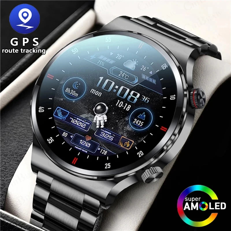 ChiBear Smart Watch — AMOLED HD Display with Bluetooth Calling & GPS