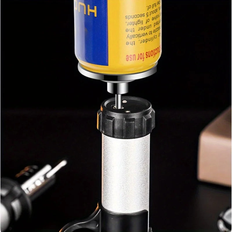 Windproof Butane Torch Lighter — Powerful Jet Flame for BBQ and Welding