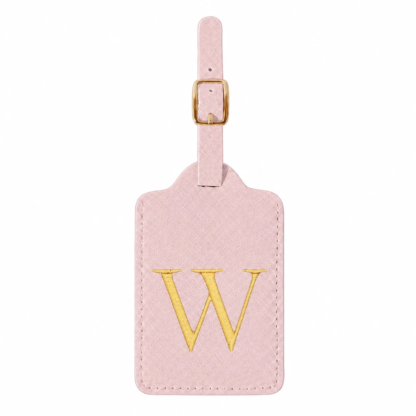 Personalized Alphabet Luggage Tag — Durable PU Leather Travel Accessory