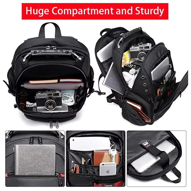IGETBAG 45L Travel Backpack — Anti-Theft Laptop Bag with USB Port