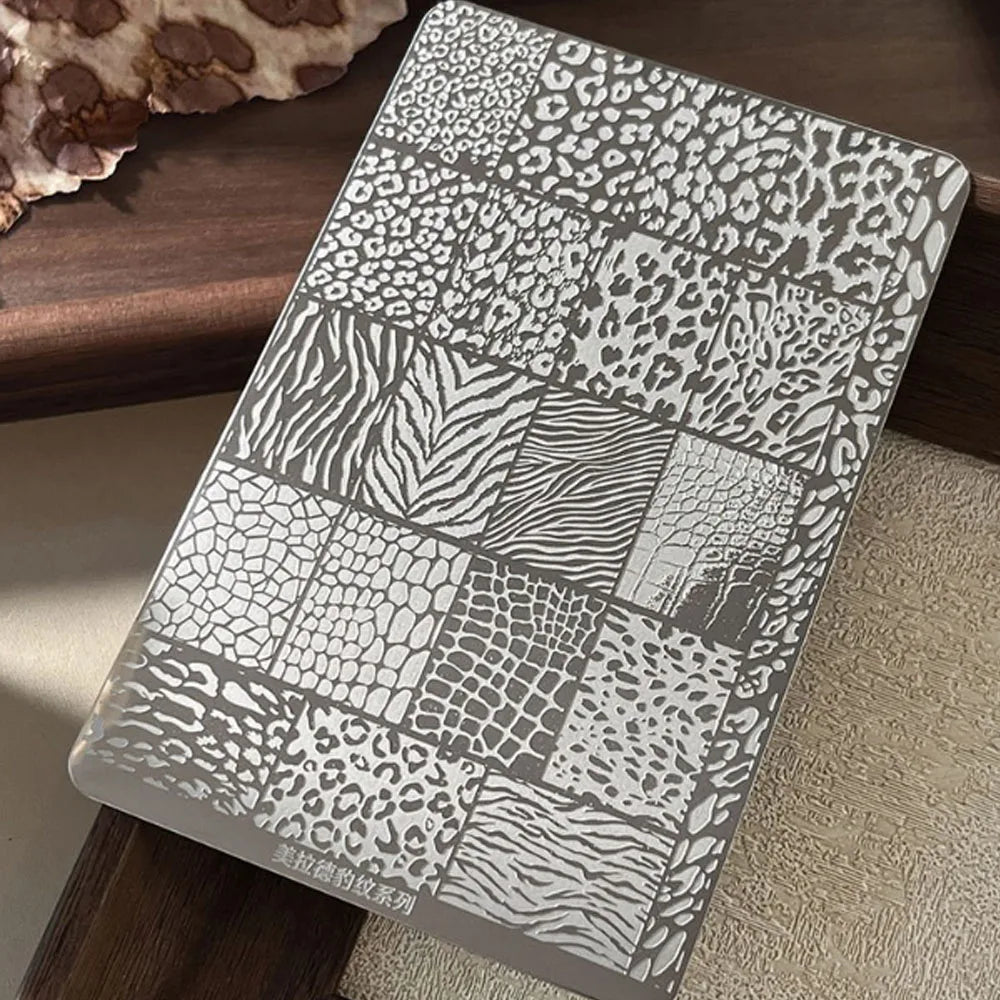 Stainless Steel Nail Stamping Plates — Precision Pattern Transfer Tool