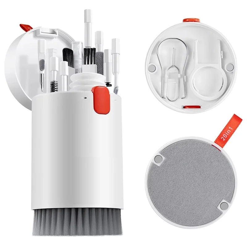20-in-1 Electronics Cleaning Kit — Multi-Purpose Tool Set for Keyboards and Screens