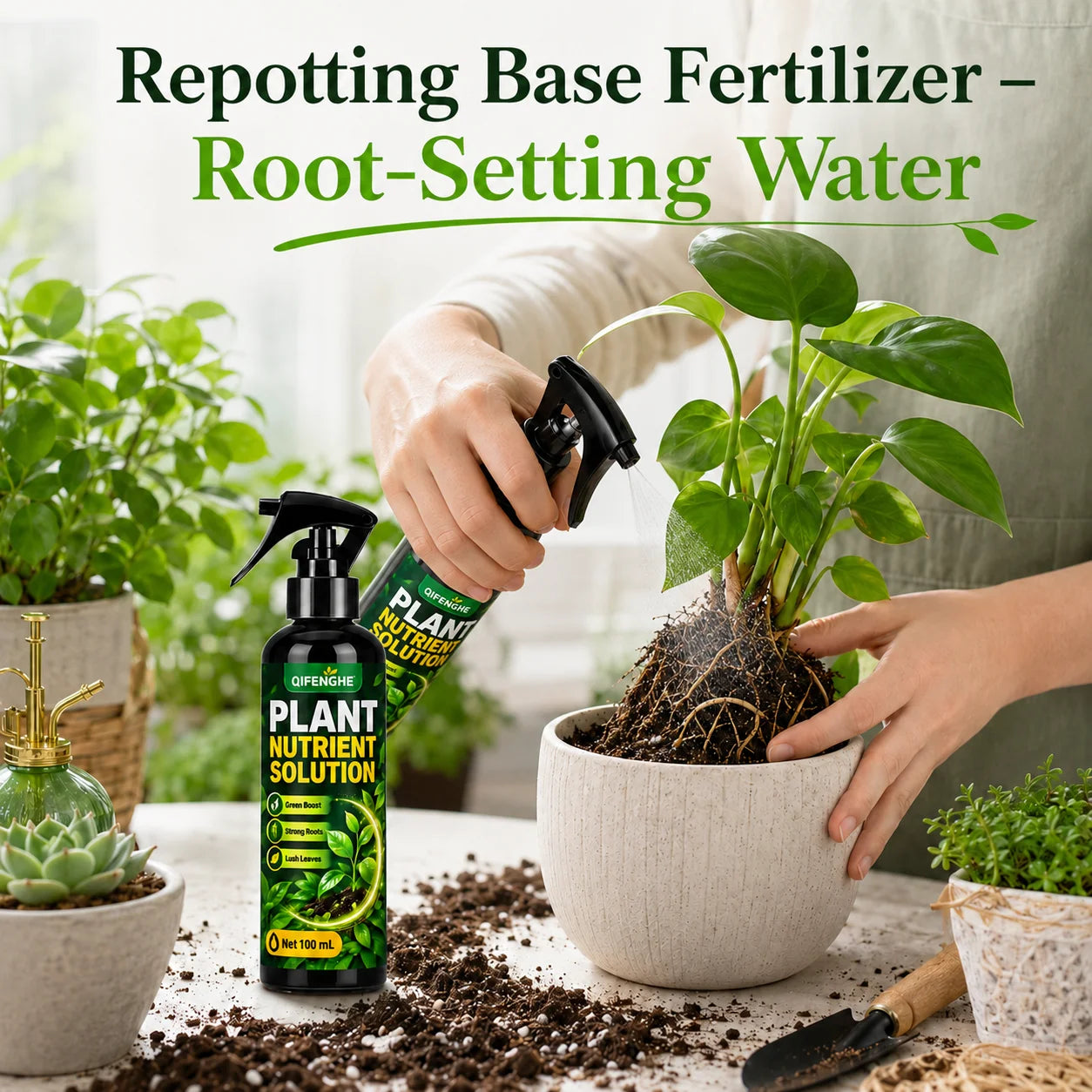 All-Purpose Plant Food Liquid Drops — Nutrient Solution for Roots and Stems