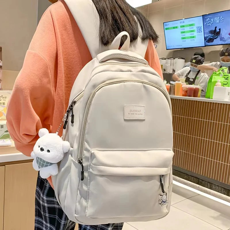 Aophlola High Capacity Waterproof Backpack — Trendy College & Travel Bag