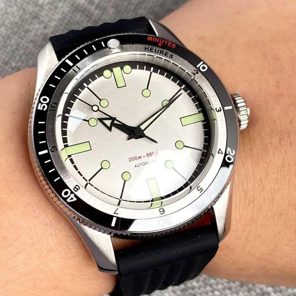 Tandorio Automatic Dive Watch — 40mm Mechanical Men's Diver