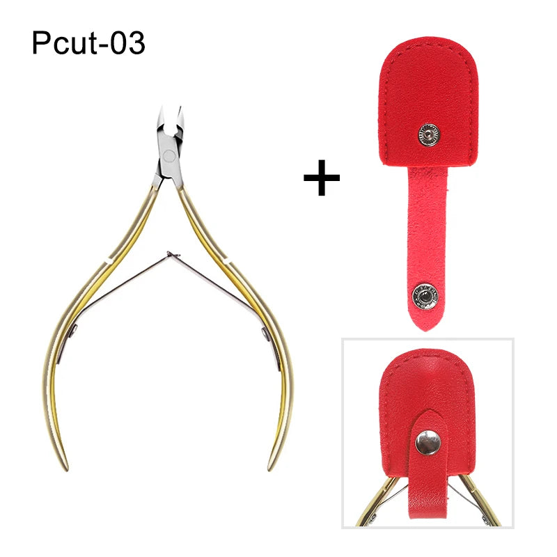 Stainless Steel Cuticle Nipper — Professional Manicure & Pedicure Tool