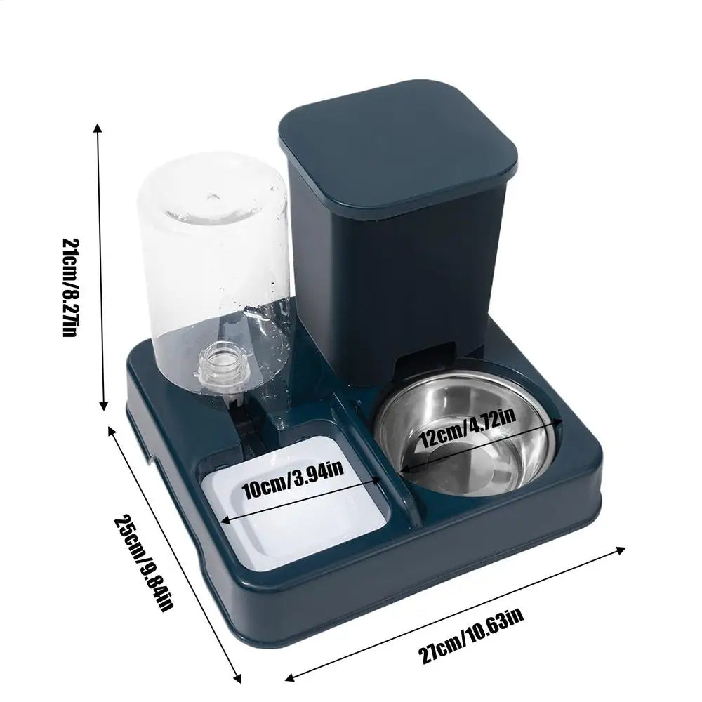 Automatic Pet Feeder and Water Dispenser — Timed Food and Hydration System