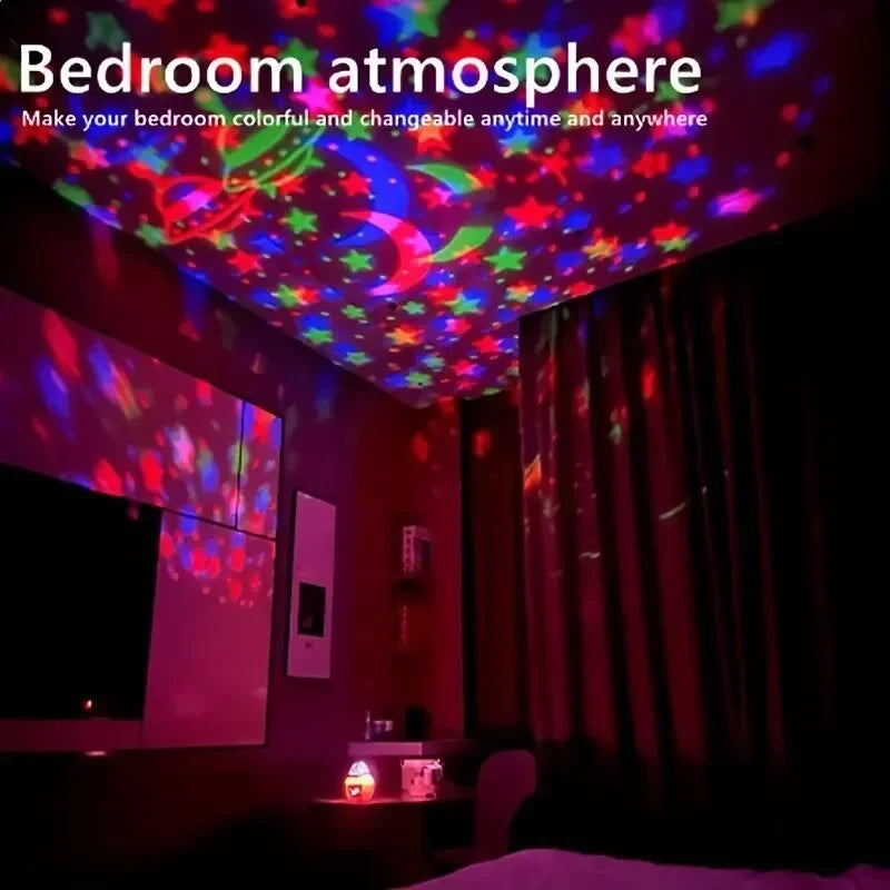 saimili LED Starry Sky Projector — Magic Ball Moon and Star Night Light