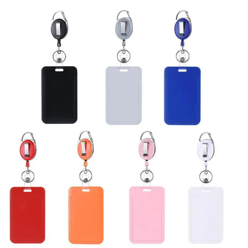 eelhoe Retractable Badge Holder — Durable ID Card Sleeve with Lanyard