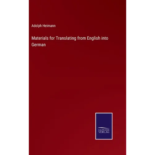 Materials for Translating from English into German
