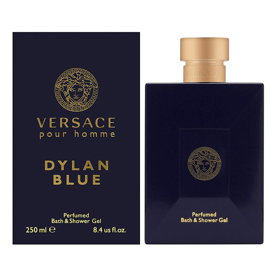 Dylan Blue by Versace, 8.4 oz Shower Gel for Men