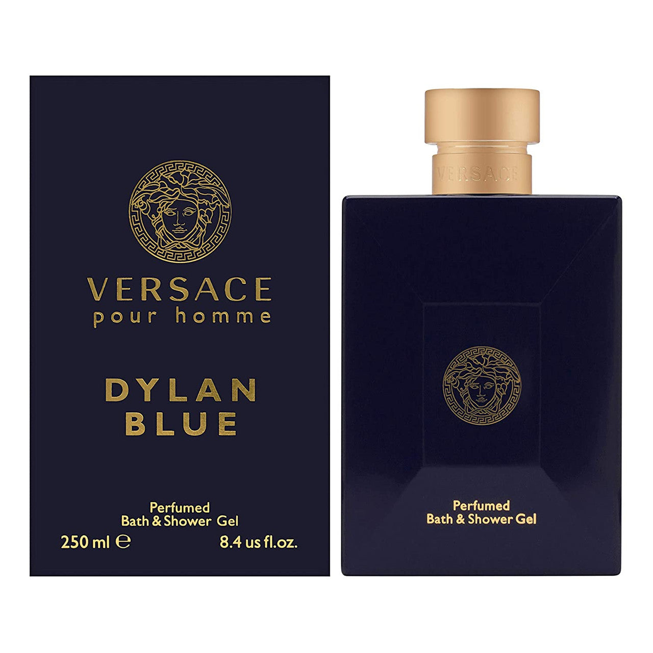 Dylan Blue by Versace, 8.4 oz Shower Gel for Men