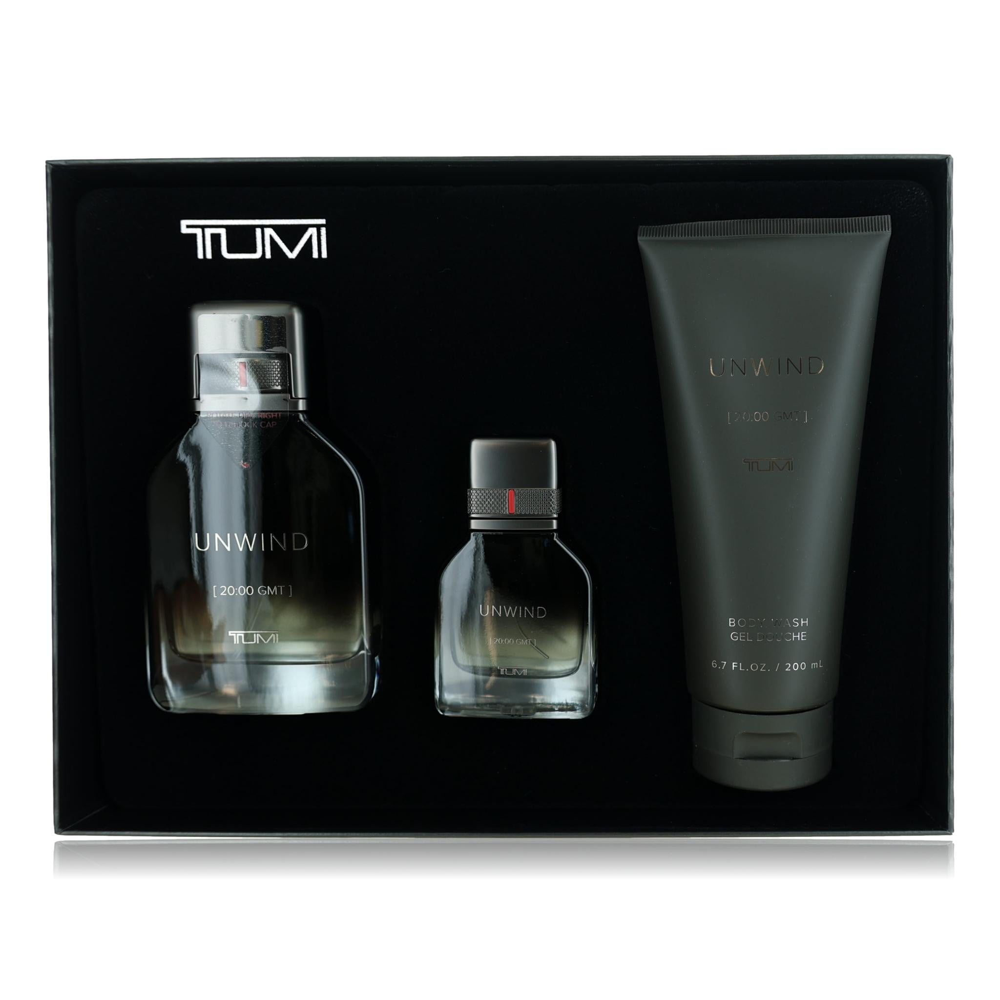 Unwind [20:00 GMT] by Tumi, 3 piece Gift Set for Men