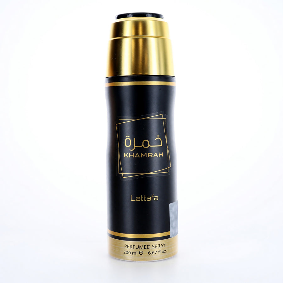 Khamrah by Lattafa, 6.7 oz Perfumed Deodorant Spray for Unisex 