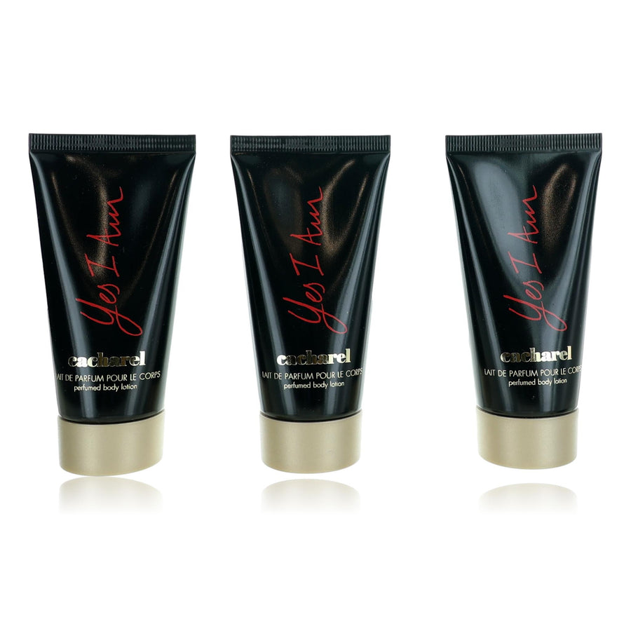 Yes I Am by Cacharel, 1.7oz Body Lotion women - Pack of 3 ( total 5.1oz )