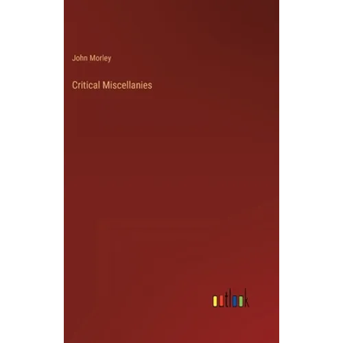 Critical Miscellanies