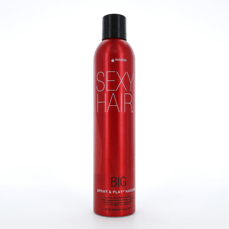 Big Spray & Play Harder by Sexy Hair, 10 oz Firm Hairspray  