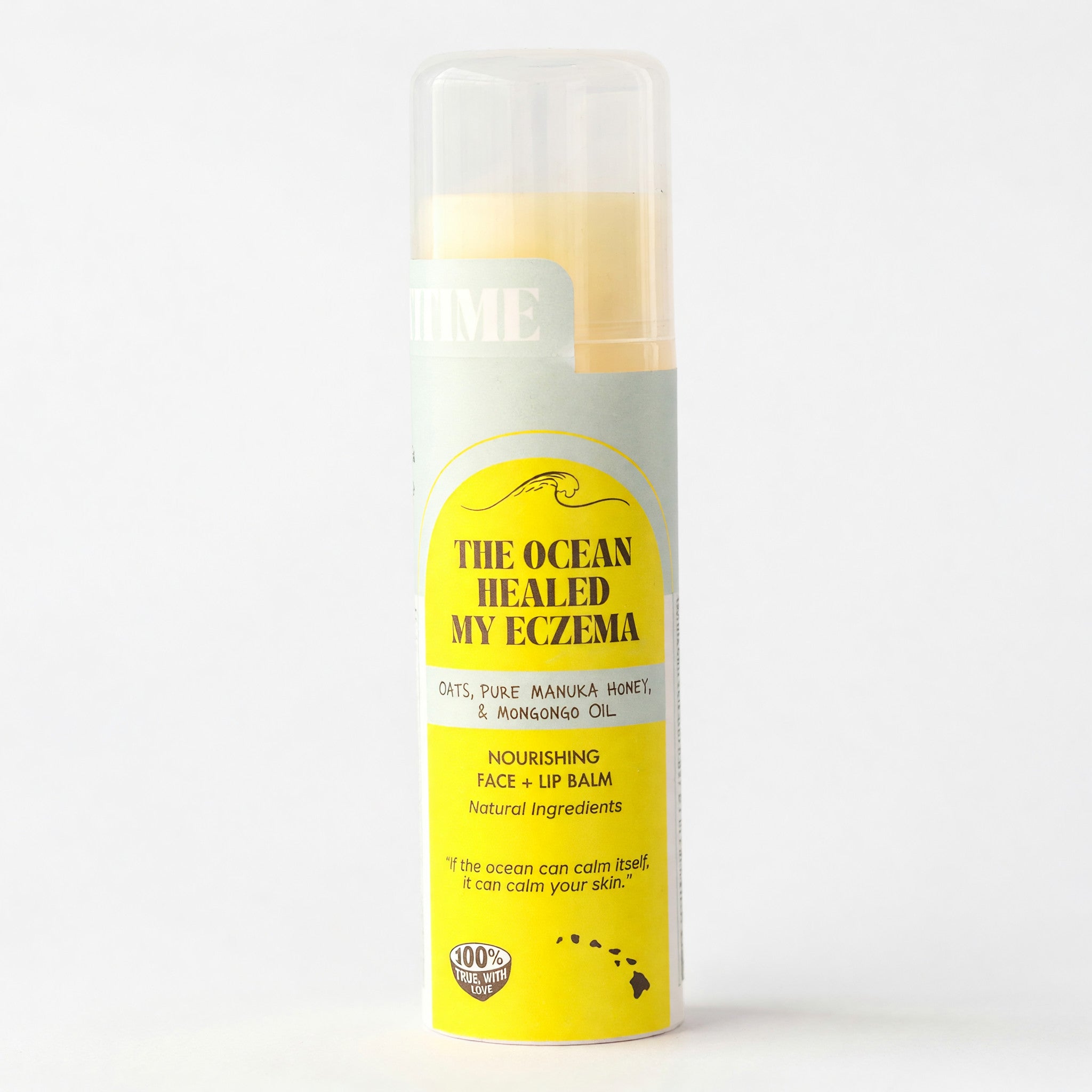 The Ocean Healed My Eczema by Healed By the Ocean, Deluxe Size Mongongo Lip Balm