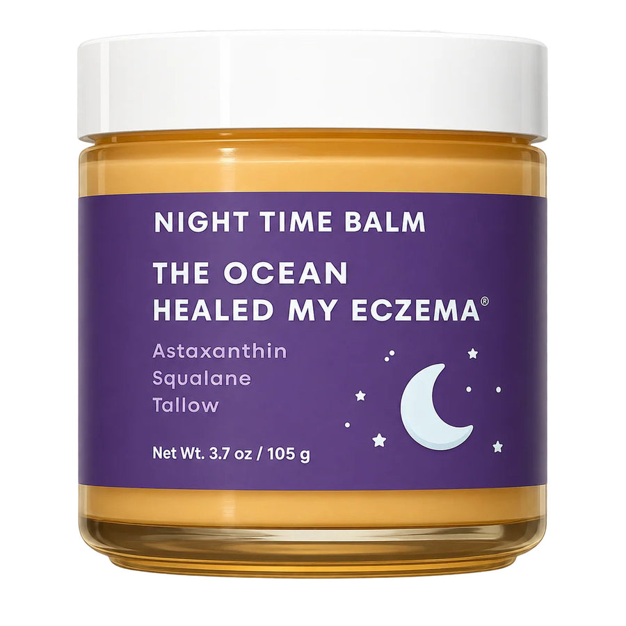 The Ocean Healed My Eczema by HBTO, 3.7 oz Night Time Balm 